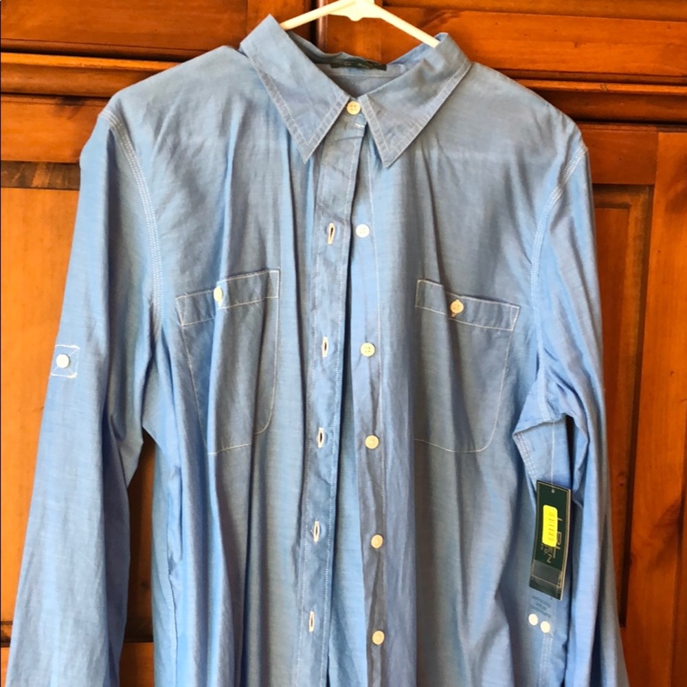Lauren by Ralph Lauren long sleeved blouse